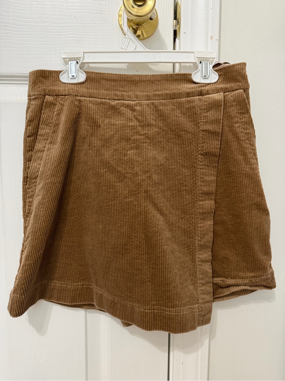 Uniqlo Tan Corduroy Skort